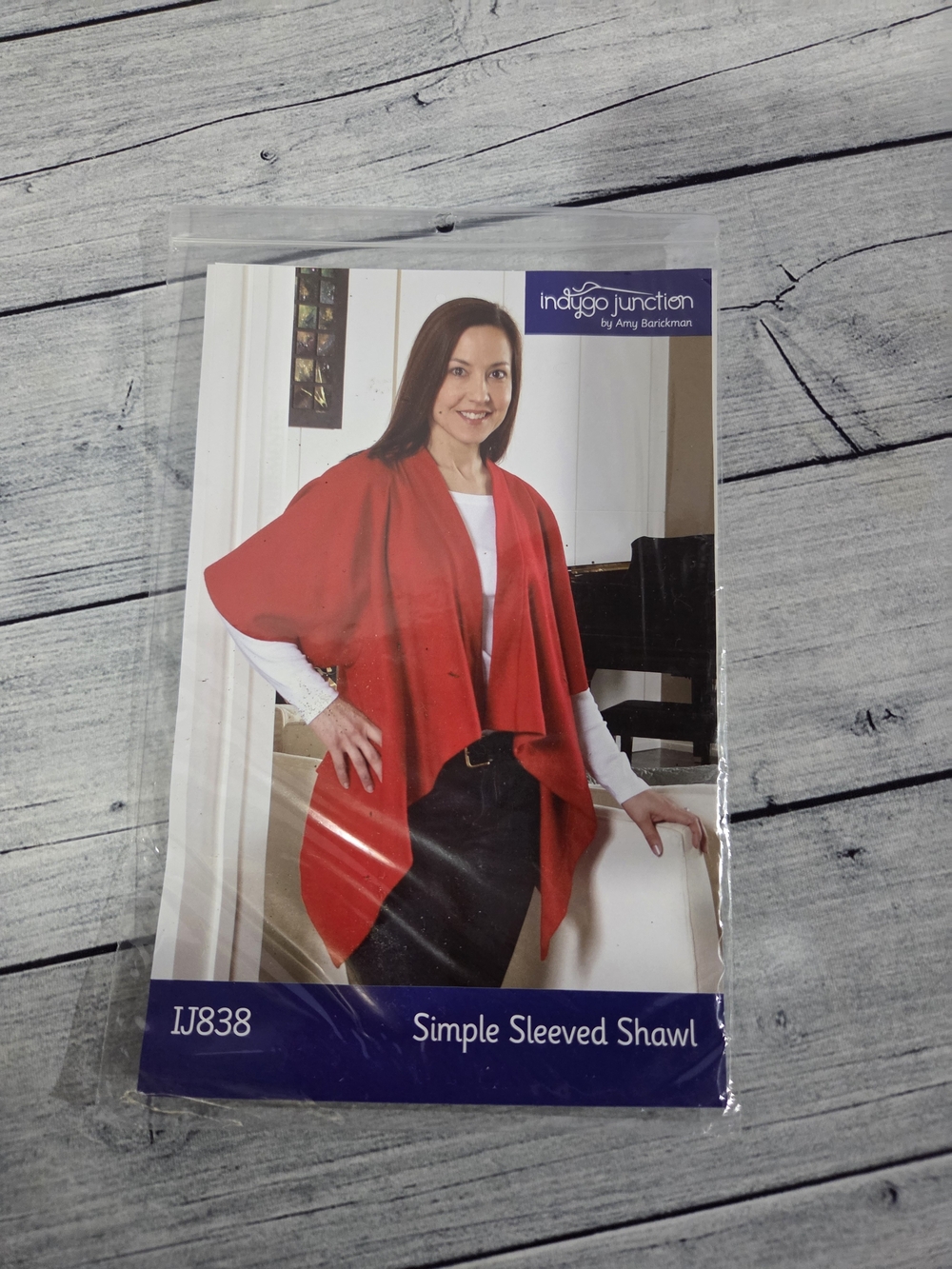 Indygo Junction Simple Sleeved Shawl Sewing Pattern